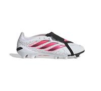 Adidas Chaussures de football Predator 26 League FT FG Languette rabattue Blanc/Rouge/Noir 45 1/3