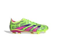 adidas Predator League Generation Pred Firm Ground Chaussures de football en édition limitée Texture 3D Tige hybride pour sol ferme, vert, rose, citron, 40 2/3 EU