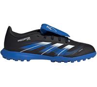 adidas Kids' Chaussure Predator League languette rabattable Terrain turf, Core Black/Cloud White/Glow Blue, 36 2/3