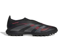 Adidas Mixte Predator League Laceless Turf Football Boots, Core Black/Grey Four/Lucid Red, 44 2/3 EU