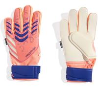 Adidas Predator Match Fingersave Goalkeeper Gloves Juniors Orange/Blanc 3 Unisex