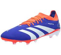 adidas Predator Pro Firm Ground Chaussures unisexes, Blanc solaire rouge Lucid Blue, 38 2/3 EU
