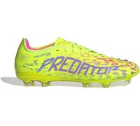 Adidas Predator Pro Firm Ground Football Boots Mens Citron/Bleu/Rose 8 (42) Male