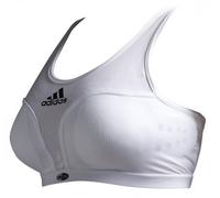 adidas Protege Poitrine Coque + brassière (Couleur : Blanc - Taille : L)