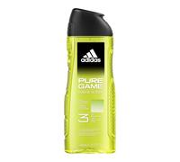 Adidas Pure Game gel de douche visage, corps et cheveux 3 en 1 pour homme 400 ml