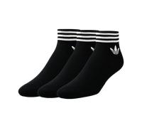 Adidas Quarter Socks 3 Pack Unisexe - Chaussettes, Noir - Taille 40-42 Black 40-42
