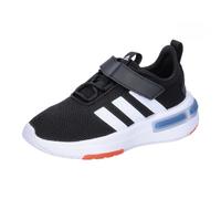 adidas Racer TR23 Hook and Loop Shoes Kids Chaussures de Course, Core Black/Cloud White/Solar Red, 30.5 EU