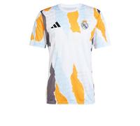 adidas Real Madrid 24/25 T-Shirt pré-Match en Jersey pour Homme, Blanc/Crème/Chocau/Globlu, L