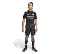 Adidas Real Madrid 26/27 Goalkeeper Home Short Sleeve Junior Set Noir 11-12 Years Enfants