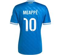 adidas Real Madrid 3ème T-shirt Mbappé 10 Bleu/Blanc S