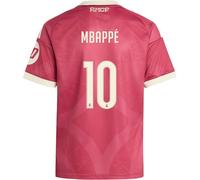adidas Real Madrid 3rd Shirt Mbappé 10 Kids Rose/Blanc 128