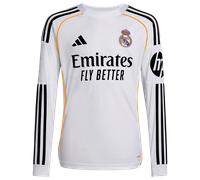 Adidas Real Madrid 25/26 Home Junior Long Sleeve T-shirt Blanc 13-14 Years Garçons,Filles