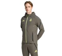 Adidas Real Madrid Homme - Vestes Zippees, Gris - Taille M - Poly Woven Grey M