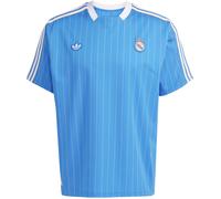 Adidas Real Madrid Terrace Icons Short Sleeve T-shirt Bleu 2XL Homme,Femme