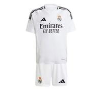 ADIDAS Real Madrid Mini Kit Domicile Enfant 2024/25 - Maillot, Short et Chaussettes Blanc 9-10 ans