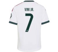 adidas Real Madrid Thuis Shirt Vini Jr. 7 Kids Blanc/Rose/Vert 152