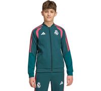 adidas Real Madrid Veste de Pré-Match Jr 26/27 Vert Foncé/Rose 128
