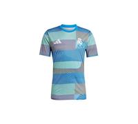 Adidas Real Madrid 25/26 Pre Match Short Sleeve T-shirt Bleu L Homme