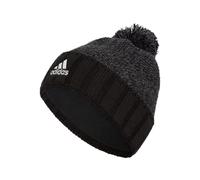 adidas Recon Ballie Bonnet à pompon pour homme, Noir/gris chiné/blanc/noir, Taille unique
