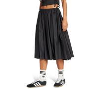 Adidas Ribbon Pleated Maxi Skirt Femme - Jupes, Noir - Taille One Size - Poly Mesh Black One Size