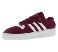Adidas Rivalry Low Shoes Baskets pour homme, bordeaux, blancs, bordeaux, université bordeaux, 44 EU