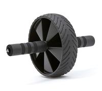 adidas Roue Abdominale, Mixte Adulte, Noir, Taille unique | Roue de fitness pour entrainement abdominal, diametre 18 cm, poignees en mousse et surface caoutchoutee antiderapante