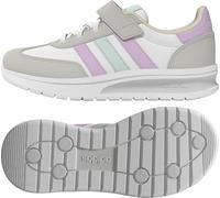 adidas Run 70s 2.0 Elastic Lace Sportswear Chaussures pour enfant Unisexe, Blanc/Lilas/Halo Mint, 1.5 Little Kid