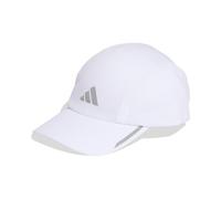 Adidas Casquette de running en mesh 4 panneaux Climacool Blanc / argent réfléchissant M-L