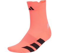 Chaussettes Adidas Running Adizero Quarter Orange Noir, Taille XL