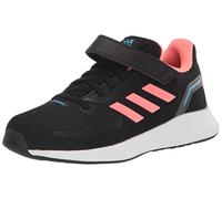 adidas Runfalcon 2.0 Running Shoe, Black/Acid Red/Sky Rush, 1.5 US Unisex Little Kid
