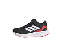 adidas RUNFALCON 5 Shoes Kids Chaussures de Course, Core Black/Cloud White/Lucid Red, 40 2/3 EU