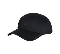 adidas Mixte Running AEROREADY Four-Panel Mesh Cap, Black/Black Reflective, M