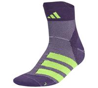 adidas - RUNxADIZERO Sock - Chaussettes de running - EU 40-42 - aurora plum / white / solar yellow
