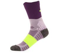adidas - RUNxBOOST Sock - Chaussettes de running - EU 46-48 - powder plum / aurora plum / solar yellow