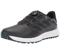 adidas S2g Boa Chaussures de golf larges sans crampons pour homme, Core Black/Core Black/Grey Six, 46 EU