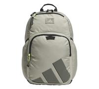 adidas Sac à dos Midway unisexe pour enfant, Silver Pebble Gris/Noir/Jaune Citron Lucid, Taille unique, Midway Sac à Dos (28L) Durable Étudiant Athlétique Gym Ordinateur Portable Bookbag pour Garçons