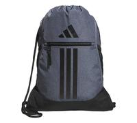 adidas Sac à dos unisexe Alliance 2, Sergé Onix Gris/Noir, One Size, Alliance Sackpack - Sac à dos avec cordon de serrage pour homme et femme