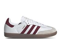 ADIDAS ORIGINALS Baskets basses 'SAMBA OG' greige / lie de vin / blanc, Taille 37-37,5