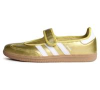 adidas Samba Jane Doré avec sangle, Or métallisé blanc caoutchouc naturel, 40 2/3 EU