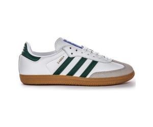 Adidas - Samba OG Baskets Blanches et Vertes - Homme - Sport - Blanc - Taille: 36 2/3 EU