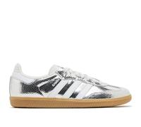 Adidas Samba OG Baskets pour femme en cuir craquelé Argenté métallisé Taille 40 EU