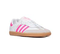 adidas Samba Og J Undefined 3-Stripes 60S Retro Contrast Baskets, Blanc et rose, 4.5 Big Kid