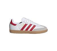 adidas Samba Og J Undefined 3-Stripes 60S Retro Contrast Baskets, Blanc et rouge, 5.5 Big Kid