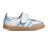 ADIDAS ORIGINALS Ballerines 'Samba' bleu ciel / taupe / blanc, Taille 25