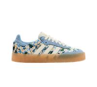 adidas Sambae Liberty London Floral Embroidery Blue Cream White (Women's) - 36 2/3