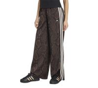 adidas Originals Pantalon de survêtement en satin imprimé serpent jambes larges Marron Taille 40