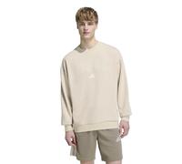 Adidas Seasonal Essentials Collegiate French Terry Crew Sweatshirt Beige S Homme