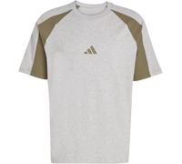 Adidas Seasonal Essentials Colorblock T-Shirt Mens Gris chiné S Male