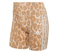 adidas Seasonal Essentials Leopard Print Biker Shorts with 3-Stripes - Collants - Collants - Femme