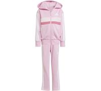 Adidas Seasonal Essentials Tiberio 3-Stripes Fleece Track Suit Kids Rose/Blanc 5-6 ans Female